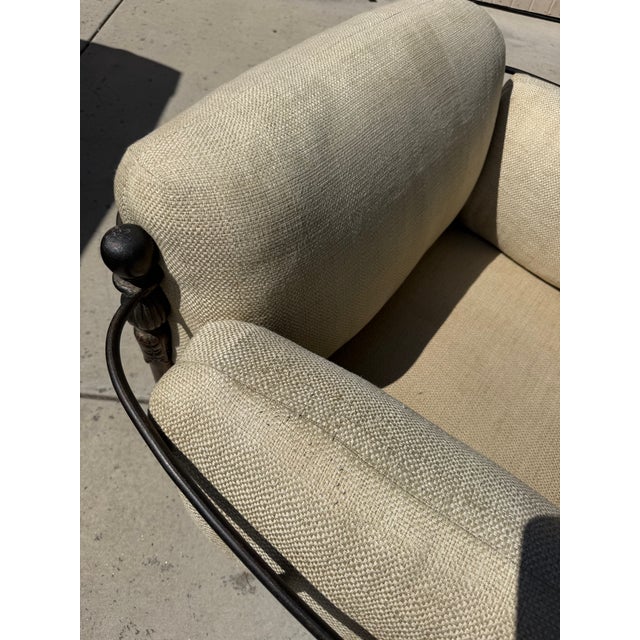 Vintage Michael Taylor Montecito Style Lounge Chair & Loveseat Set For Sale - Image 16 of 18