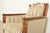 Grosfeld House French Regency Louis XVI Carved Walnut Bergere Armchairs, Pair For Sale In South Bend - Image 6 of 10