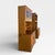 1990s Pair of Cottage Style Oak Hutch Cabinets With Glass Doors For Sale - Image 4 of 18