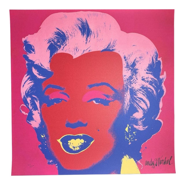 1986 Carnegie Museum of Art After Andy Warhol "Marilyn Monroe" Lithograph For Sale