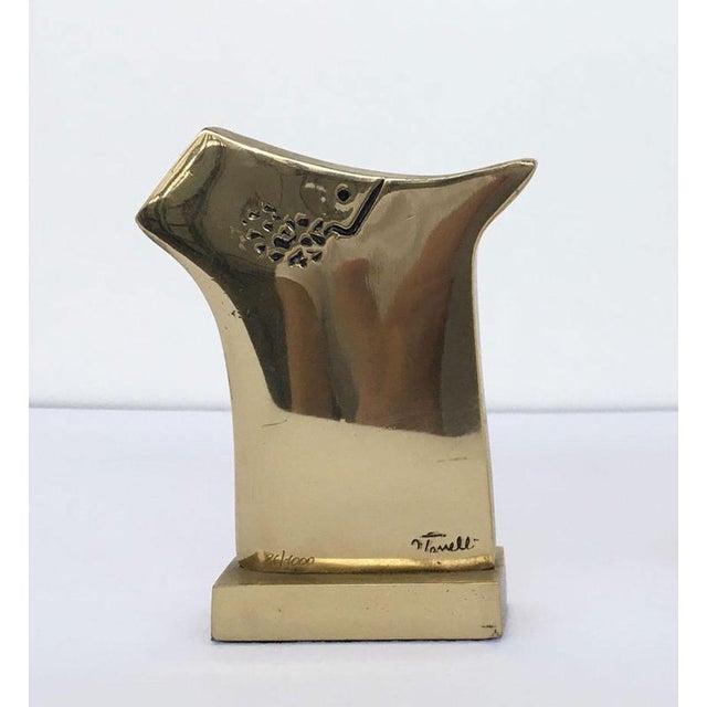 Italian Bronze Abstract Sculpture by Ottorino Tonelli, 1980 For Sale - Image 10 of 18