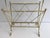 Brass Neoclassical Brass and Glass Magazine Rack. French Work by Maison Jansen For Sale - Image 8 of 12