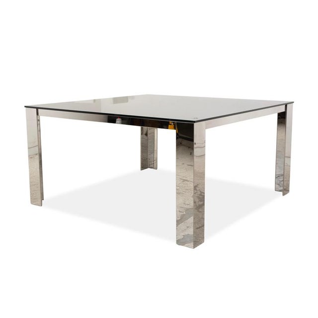 Glas Dining Table in Silver Chrome from Bacher For Sale - Image 13 of 13
