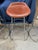 Mid-Century Modern Late 20th Century McGuire Leather and Stainless Steel Swivel Stool, Counter Stool (Set of 4) For Sale - Image 3 of 6