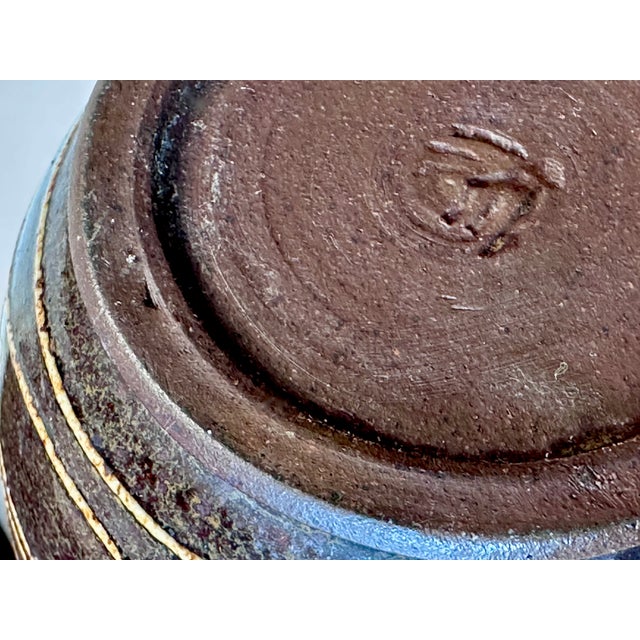 Modernist Studio Ceramic Art Piece Cup and Saucer by Helma Klett, Germany, 1970s, Set of 2 For Sale - Image 10 of 11