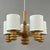 Swedish Design Pine Chandelier, 1970s, Scandinavian Modern The light features a sculptural wooden chandelier crafted from...