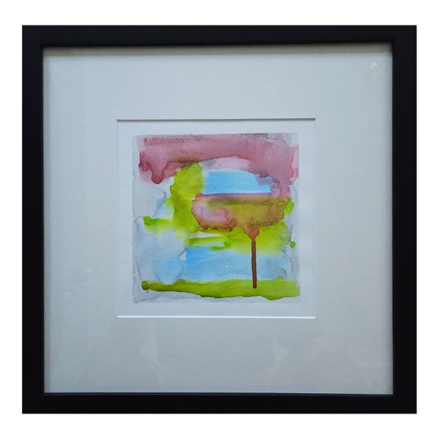 Watercolor #180325 Abstract Painting For Sale