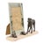 Large Art Deco Marble Photo Frame with Greyhound, 1930s For Sale - Image 13 of 17