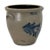 A Truly Outstanding Example of Authentic Antique American Country Primitive Stoneware Cream Jar - Crock. Circa Mid 19th...