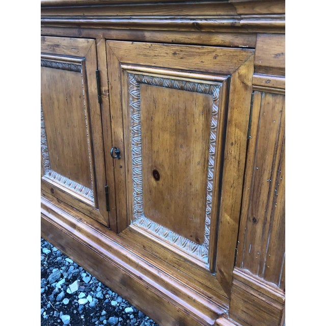 Brown Ethan Allen Townhouse Collection Arched Bookcase For Sale - Image 8 of 8