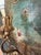 Vintage Rococo Italian Polychrome Wooden Candle Sconce For Sale - Image 4 of 14