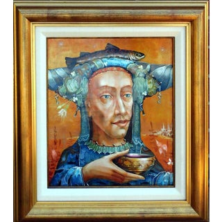 Nick Japaridze #Nj04121002a Original Oil on Canvas With Custom Frame For Sale