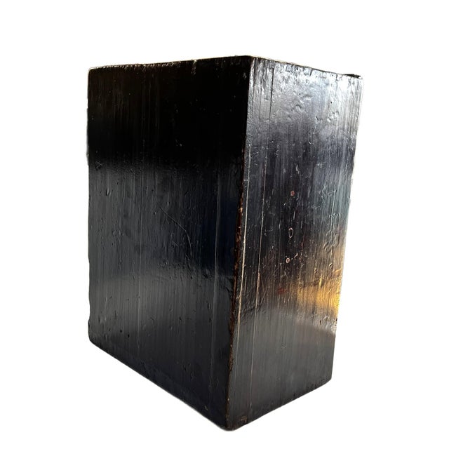 Small Chinese Antique Apothecary Cabinet With Front Closing Door For Sale - Image 4 of 7
