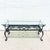 Vintage 19th Century French Wrought Iron Indoor/Outdoor Coffee Table With 1" Thick Table Top Glass For Sale - Image 4 of 18