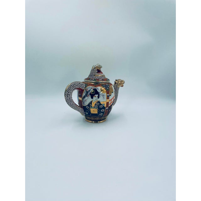 Kutana Porcelain Tea Pot, Japan, 1935 For Sale - Image 3 of 13