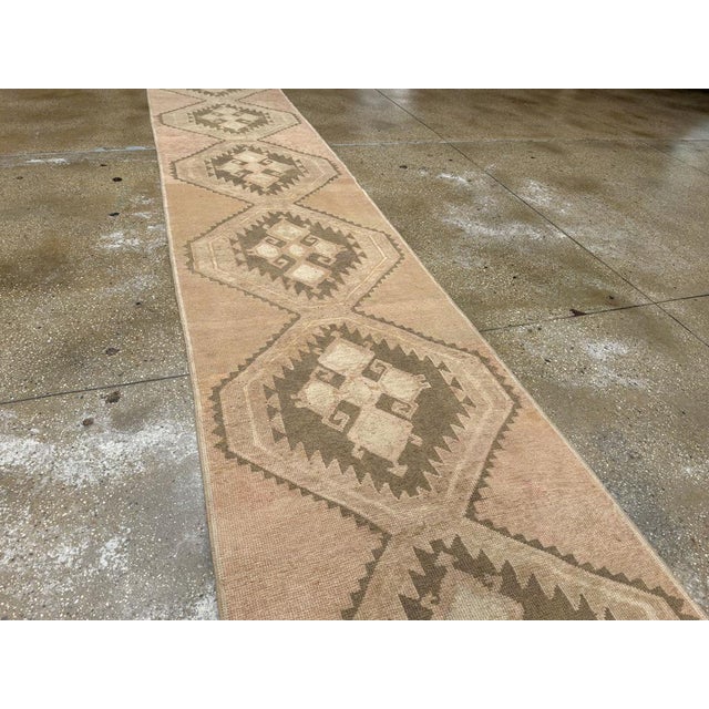 Mid 20th Century Galerie Shabab Collection Mid-20th Century Turkish Anatolian Long Runner For Sale - Image 5 of 10