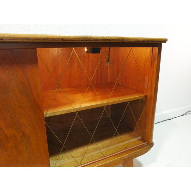 Brown Mid-Century Modern Sideboard, Germany, 1960s For Sale - Image 8 of 17