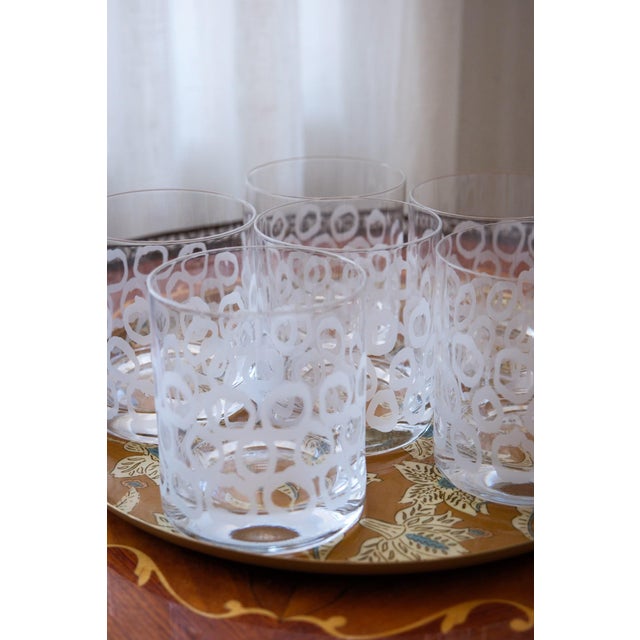 Contemporary Ribes the Art of Glass by Mariana Iskra, Set of 6 For Sale - Image 3 of 12