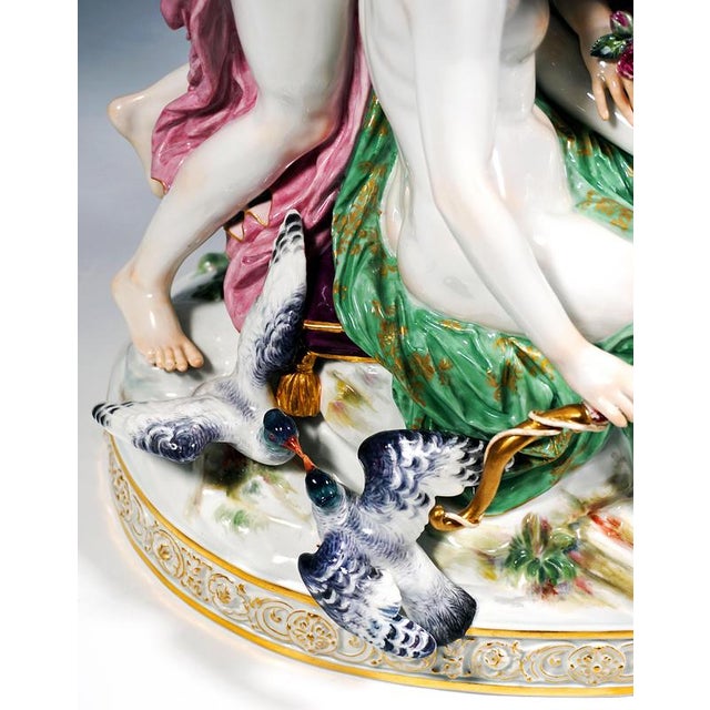 Large Allegorical Group by E. Andresen for Meissen, 1890 For Sale - Image 9 of 13