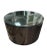 Contemporary Contemporary Cylindrical Coffee Table With Glass Top For Sale - Image 3 of 9