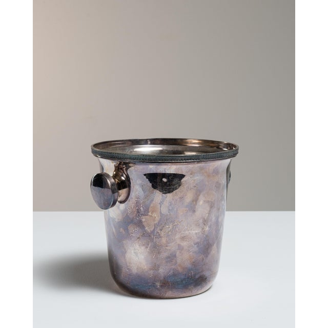 Mid 20th Century France Eggplant Silver Ice Bucket For Sale - Image 11 of 15