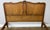Vintage Louis XVI French Oak Double Bed Frame with Carved Headboard For Sale - Image 4 of 12