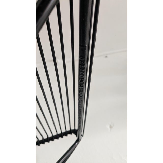 Black Vintage Cantilever Chair in Black by Till Behrens for Schlubach, 1980s For Sale - Image 8 of 13