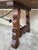 20th Century Spanish Baroque Style Walnut Lyre Legs Trestle Dining Table For Sale - Image 9 of 12