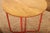 Side Table with Armchairs in Red Lacquered Tubular Steel, 1920s, Set of 3 For Sale - Image 9 of 18