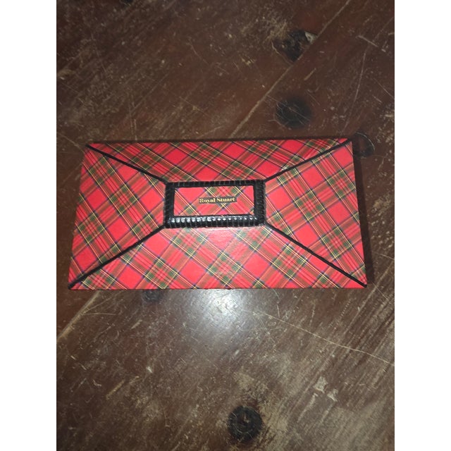 Red 19th Century Tartan Ware Tea Caddy For Sale - Image 8 of 9