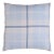 Schumacher Montana Wool Plaid 18" Pillow In Arctic For Sale