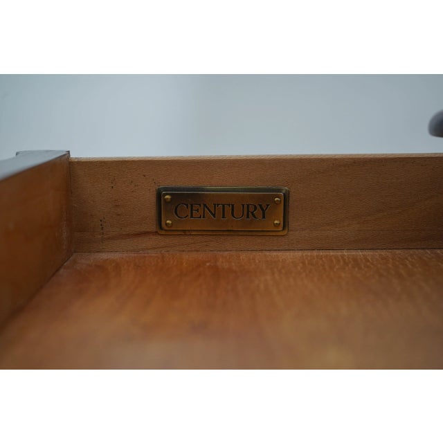 Pair Century Georgian Style 1 Drawer End Tables For Sale - Image 12 of 12