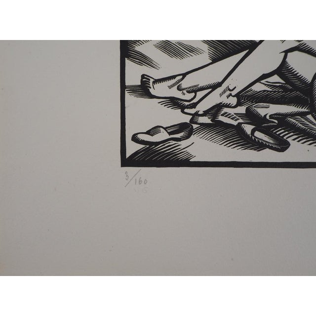 Paul Vera, Summer, 1924, Original Woodcut For Sale - Image 4 of 6
