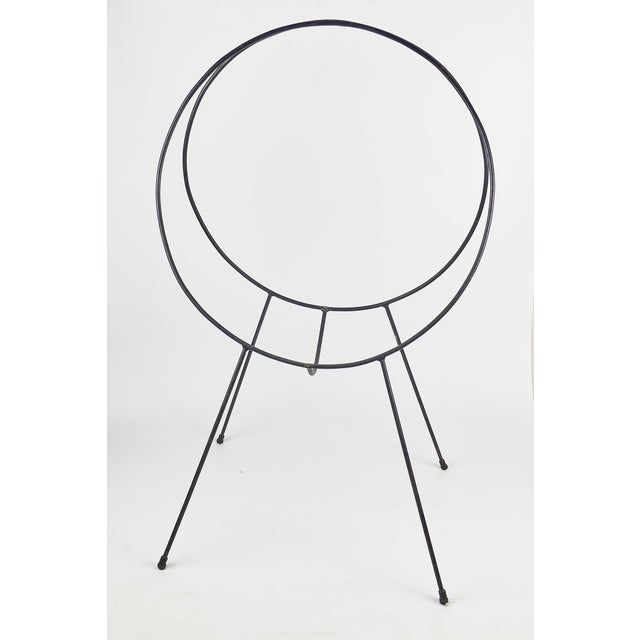 Rattan and Iron Magazine Rack, 1950s For Sale - Image 11 of 17