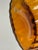 Diamond Star Amber Pressed Glass Fan Form Decanter + Hobnail Stopper, Vintage For Sale - Image 11 of 12