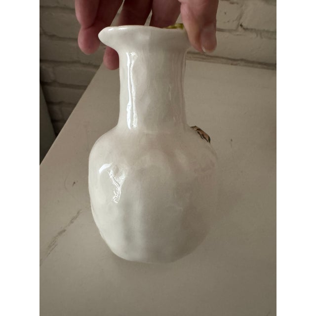 2020s Charming Porcelain Handmade Organic Bud Vase For Sale - Image 5 of 5