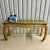 Barbara Barry Vintage Palm Beach Regency Chinoiserie Light Blue Parcel Gilt Ming Style Console Table -Newly Painted For Sale - Image 4 of 18