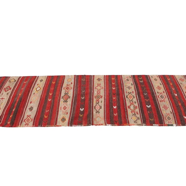 Mid 20th Century Vintage Kilim Runner For Sale - Image 4 of 7