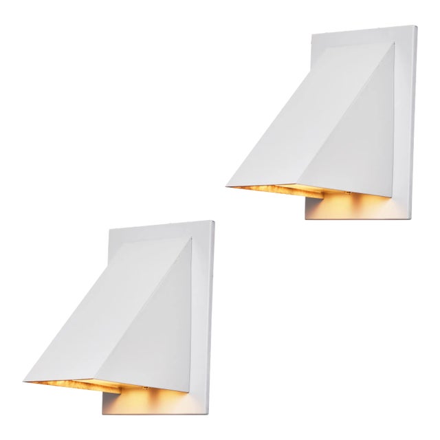 Jonas Bohlin 'Oxid' Wall Lights for Örsjö in White - a Pair For Sale