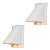 Jonas Bohlin 'Oxid' Wall Lights for Örsjö in White - a Pair For Sale