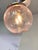 Luxury sputnik chandelier with pink spheres in Murano glass .”Pulegoso” is a traditional working of Murano glass that make...