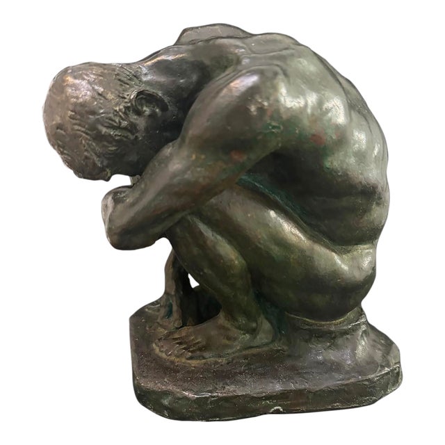 1940s Bronze Figure of Adam, After the 1896 Paul Wayland Bartlett Original For Sale