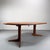 Brown Round Teak Dining Table with Extensions by Glostrup, Denmark, 1970s For Sale - Image 8 of 14