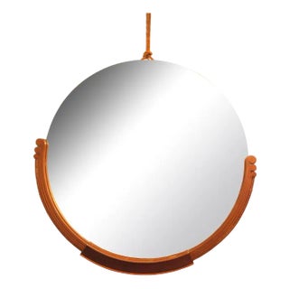 Art Deco Round Mirror For Sale