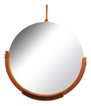 Art Deco Round Mirror