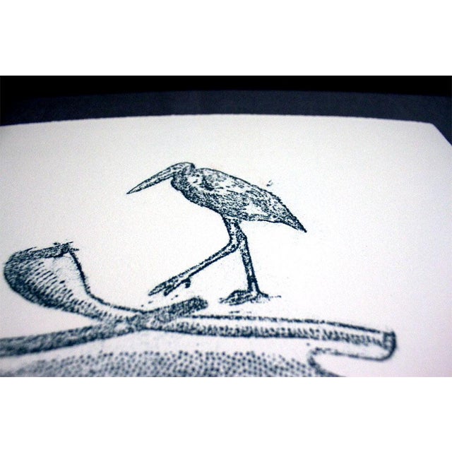 Wood Modern Max Ernst Lithograph Original Limited Ed. on Arches For Sale - Image 7 of 9