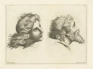 Beauvais, Youth and Wisdom, 1740, Print
