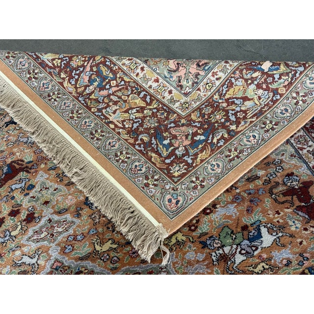 8ft 8 in X 12ft Karastan Persian Hunting Wool Area Rug For Sale - Image 11 of 12