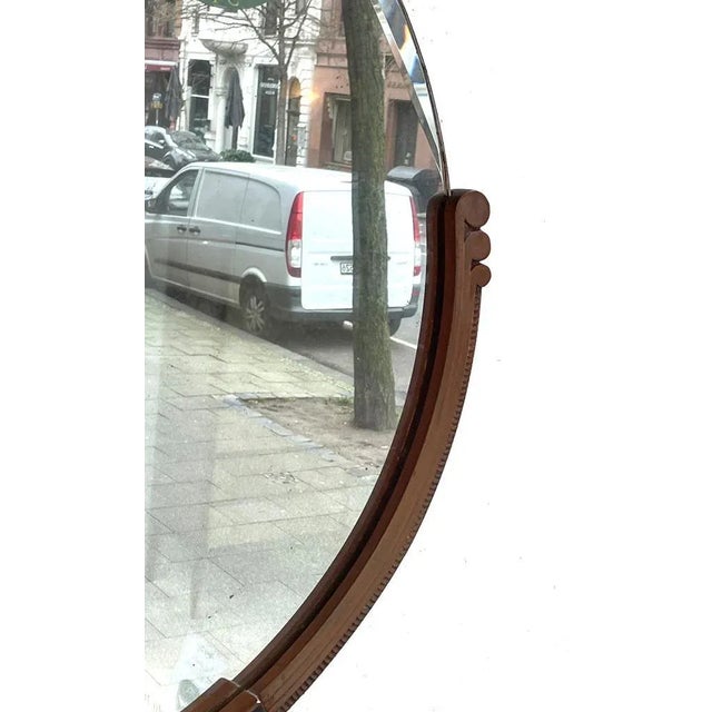 Art Deco Round Mirror For Sale - Image 3 of 4