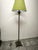 Floor Lamp with Brass Capitals and Fabric Lampshade, 1980s For Sale - Image 11 of 18